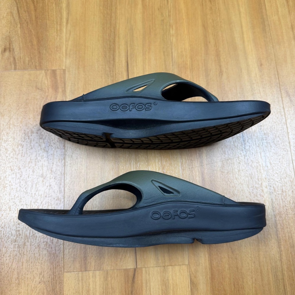 OOFOS OOriginal Sport Recovery Sandal Olive Green Black Mens 5, Womens 7 EU 38 - Picture 7 of 7